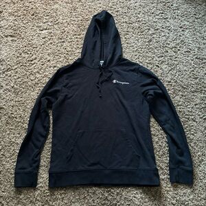 Champion | Classic Black Fleece Hoodie